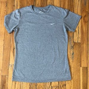 Nike Heather Gray Dri-FIT Tee